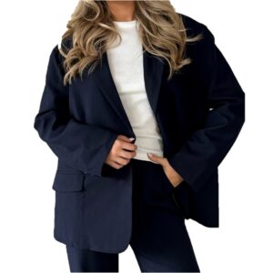 AMAYA blazer Dark Blue