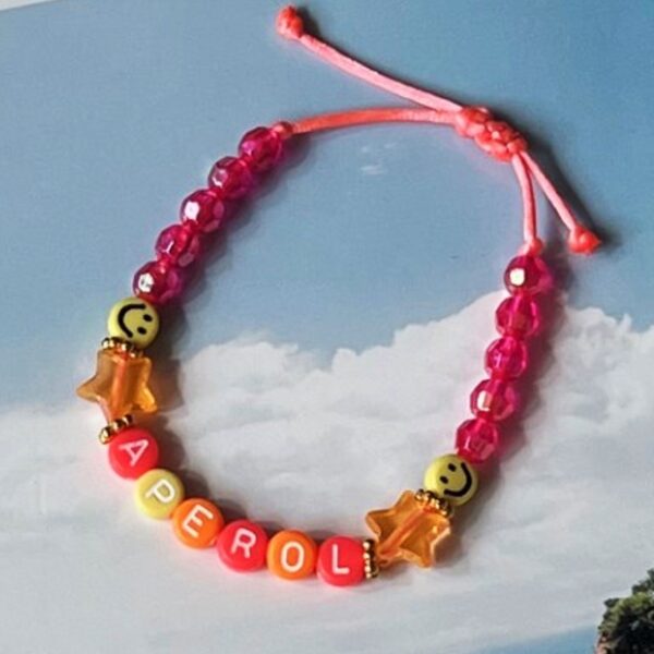APEROL bracelet Orange Pink 2