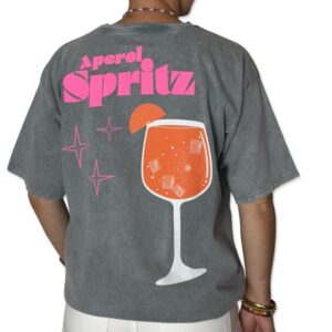 APEROL tshirt Grey back