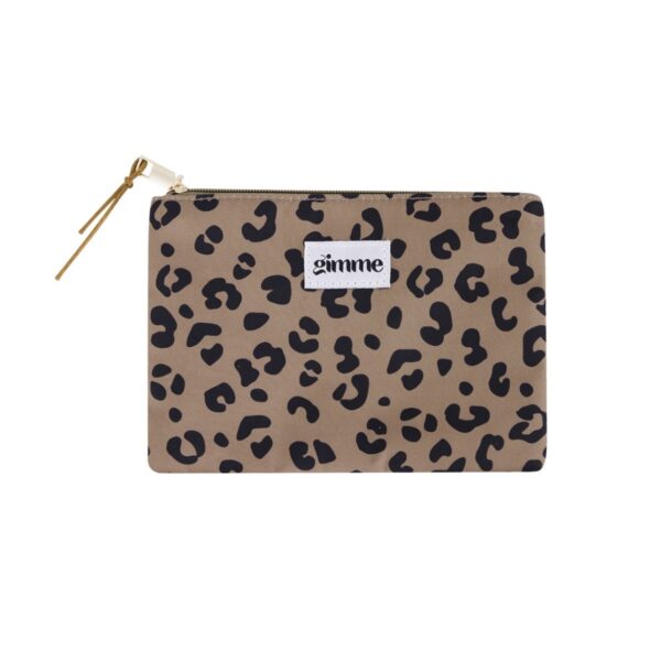 BAUME make up bag Flat Leopard