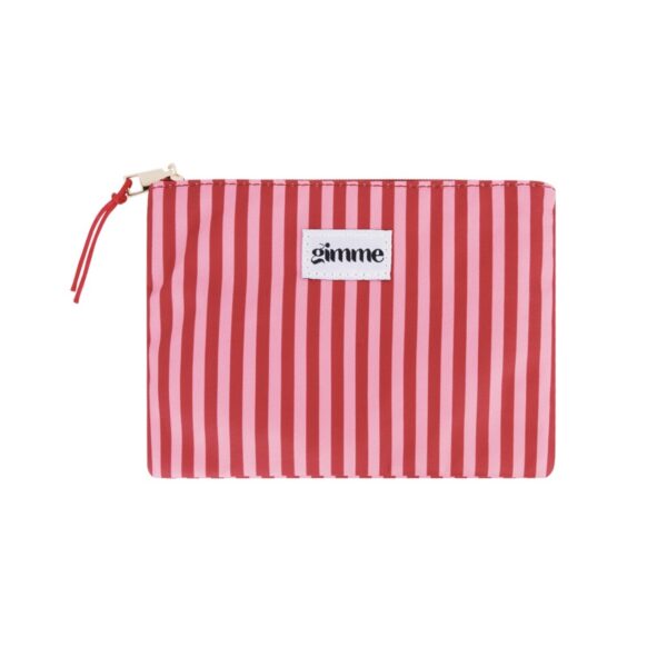 BAUME make up bag Flat Stripe