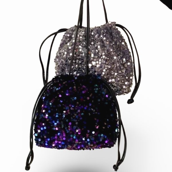 BELIZE bag Glitters Silver