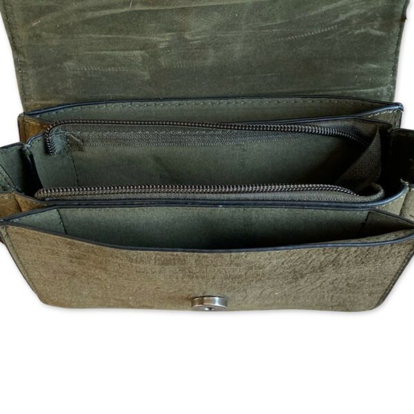 BEYLA bag Green Croco inside