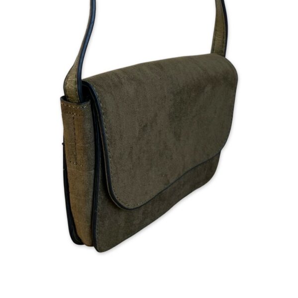 BEYLA bag Green Croco side