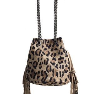 BIBICHE bucket bag Leopard
