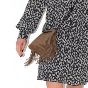 BIBICHE bucket bag Taupe model BIBICHE bucket bag Taupe model