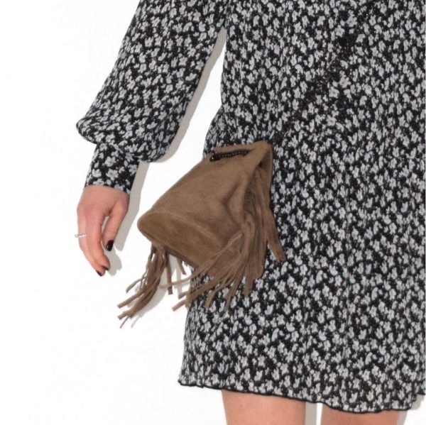 BIBICHE bucket bag Taupe model