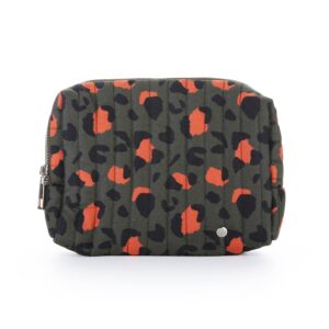 BIJOU make up bag Leopard Green