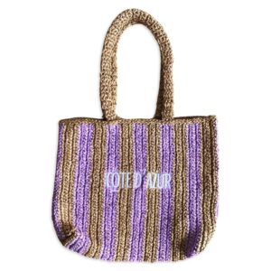BLAKE beach bag Lila