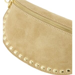 BOULOU studded cross body Beige