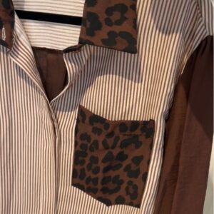 Blouse Leopard Brown