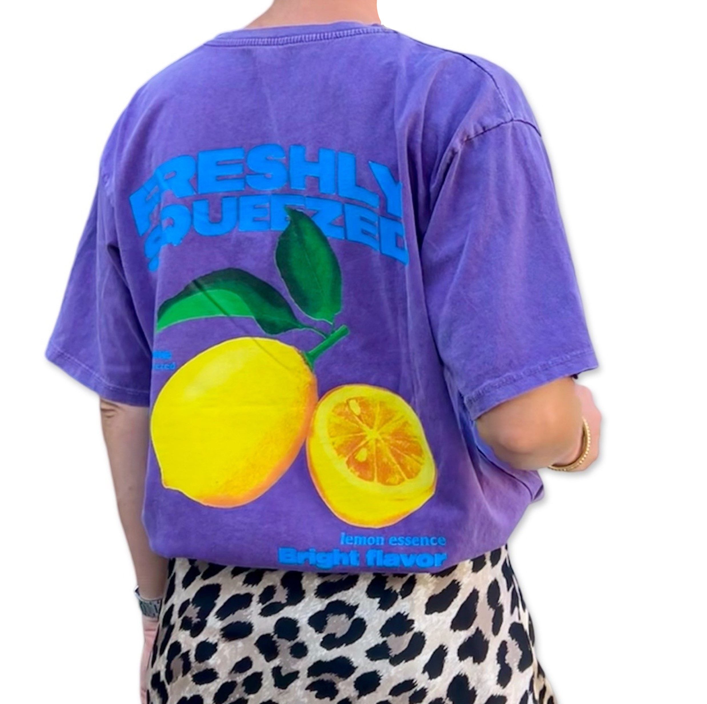 CASEY tee Purple back CASEY tee Purple