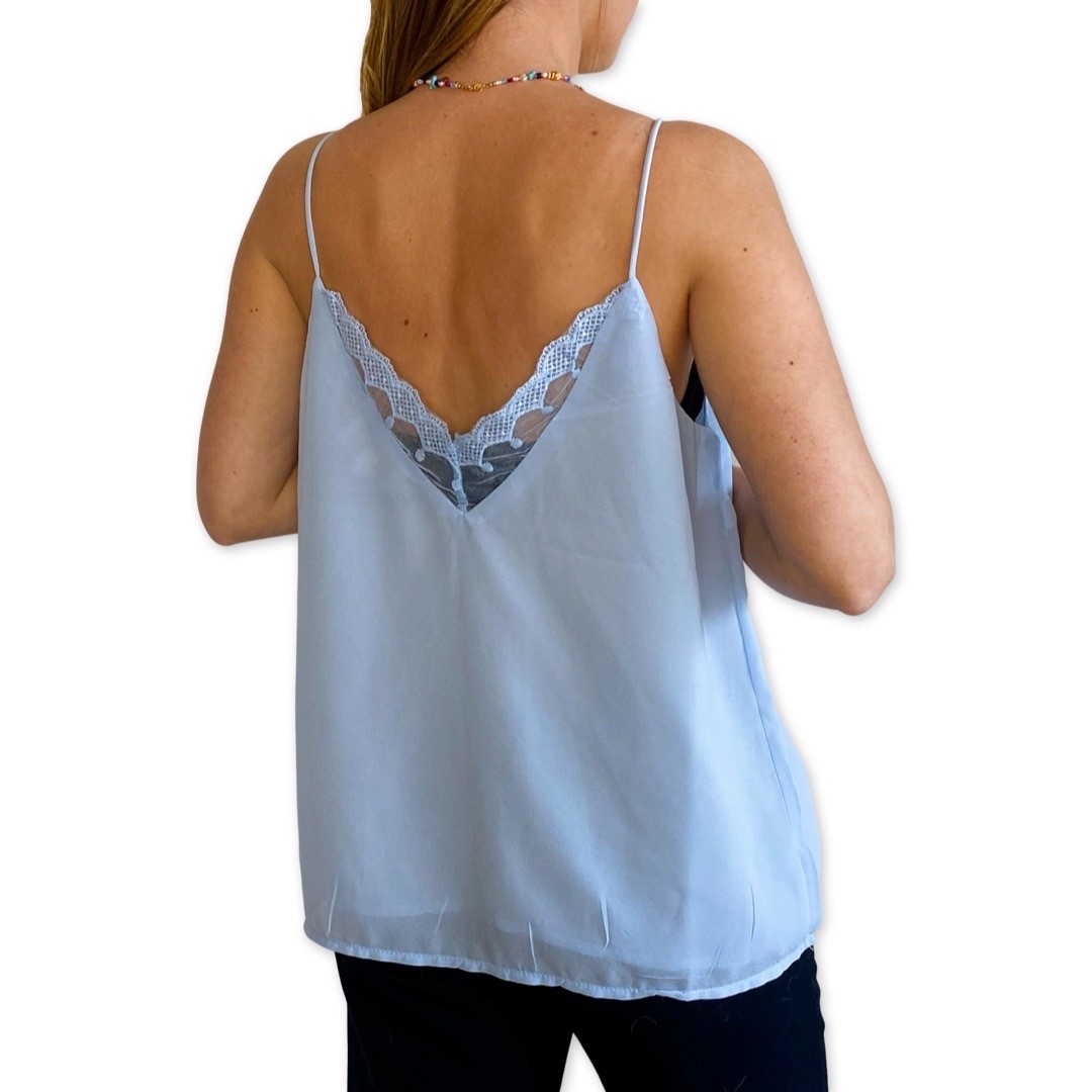 CECE top Blue back CECE top Blue back