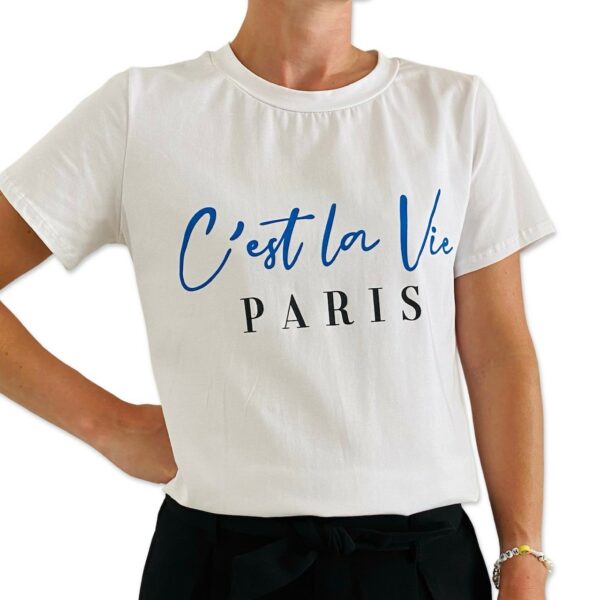 CELESTE tee Blue model