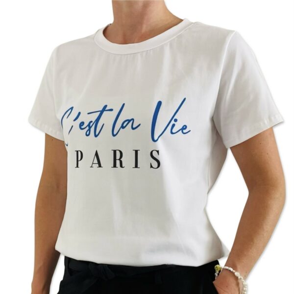 CELESTE tee Blue side
