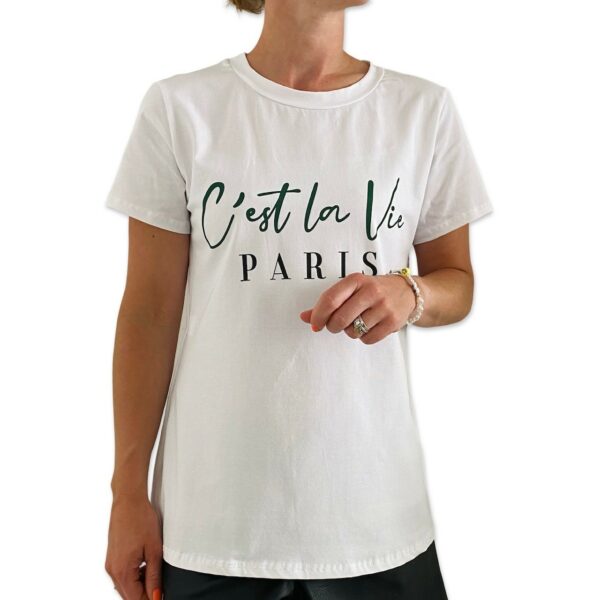 CELESTE tee Green model long
