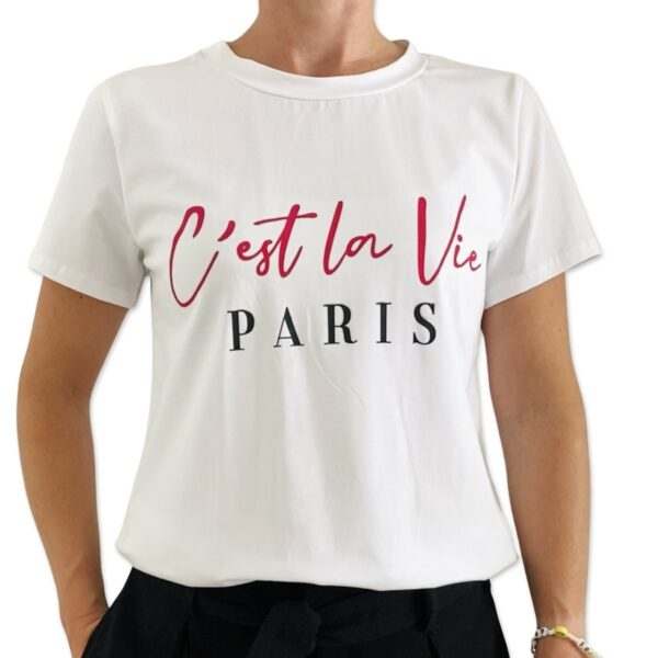 CELESTE tee Pink model 3