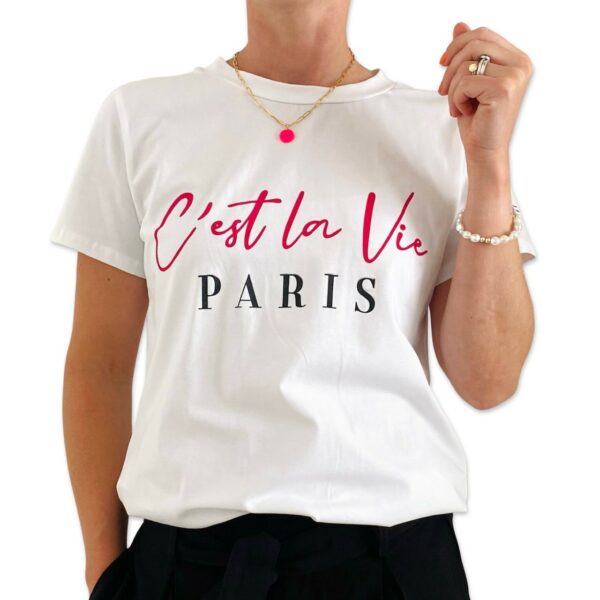 CELESTE tee Pink model
