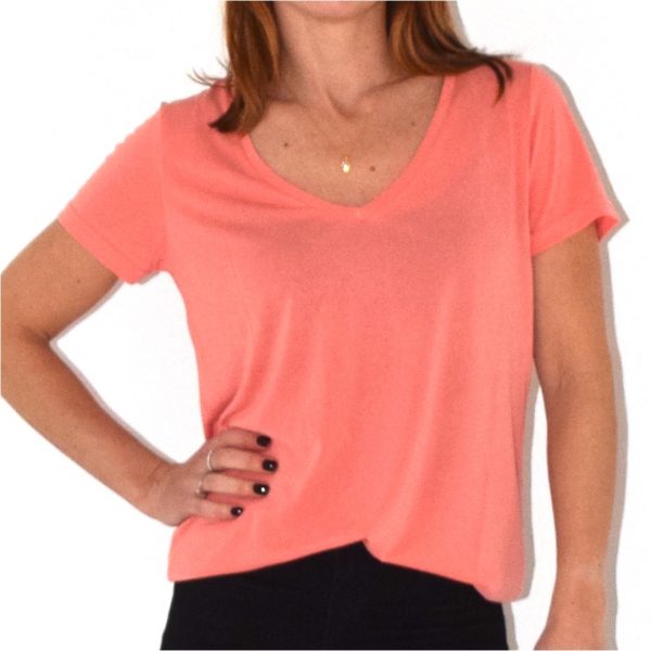 CERISE tee Peach model