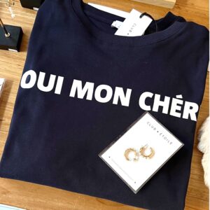 CHERIE tee Dark Blue