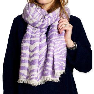 DAISY scarf Zebra Lila