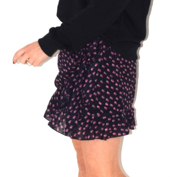 ELANYA skirt Blue model side
