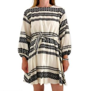 ELIN dress Black White