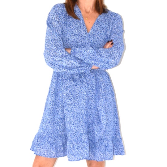 ELINORE dress Blue model