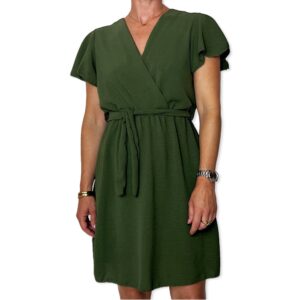 ELLY dress Safari Green