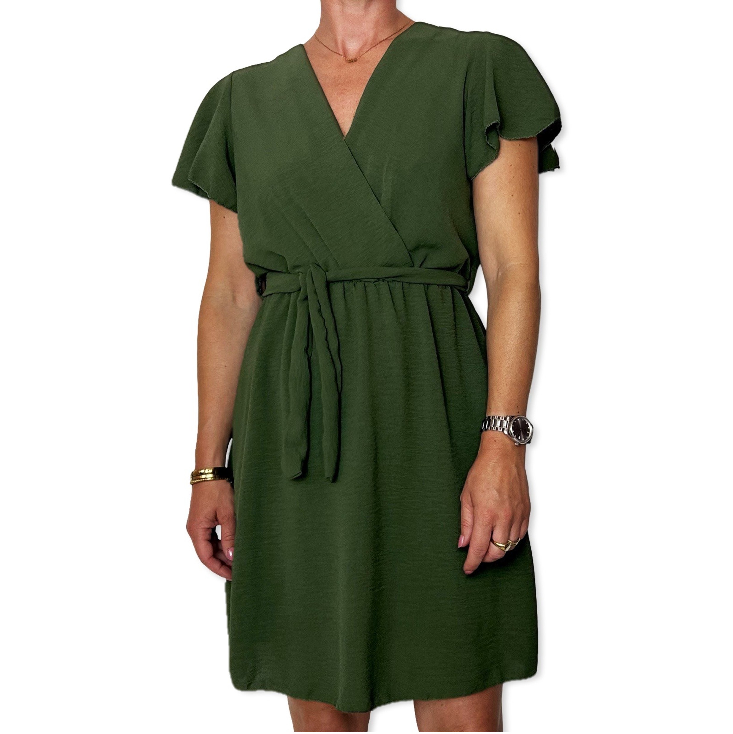 ELLY dress Safari Green