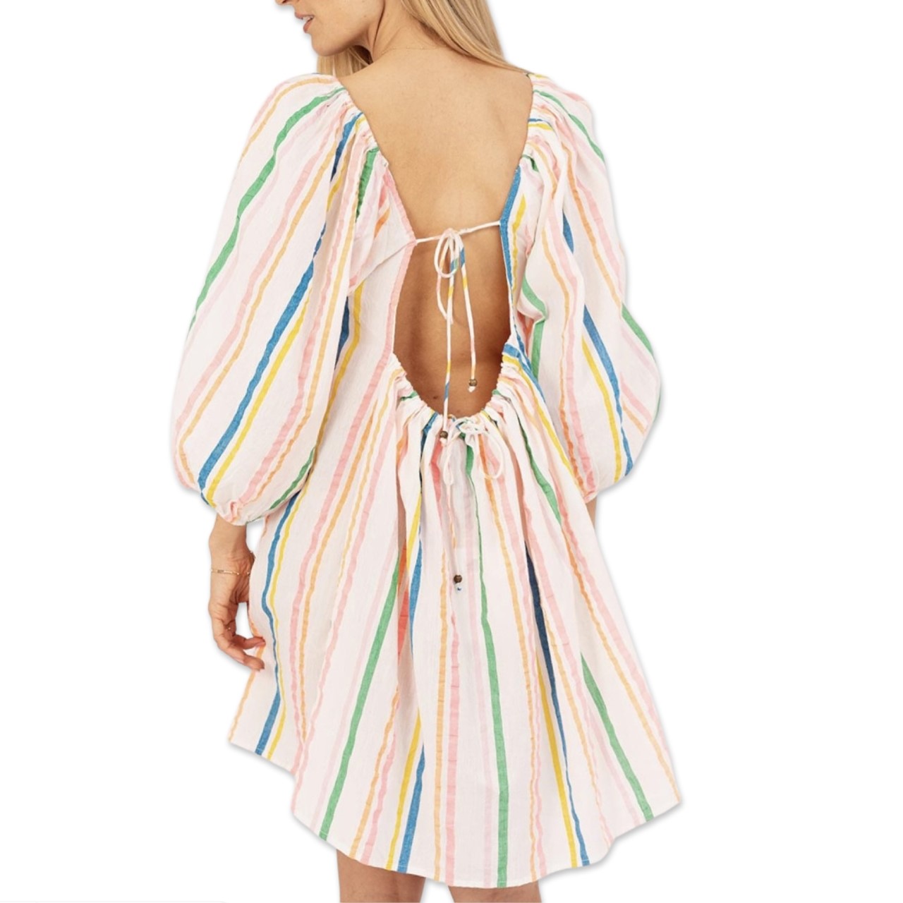 ELODIE dress Multicolor back