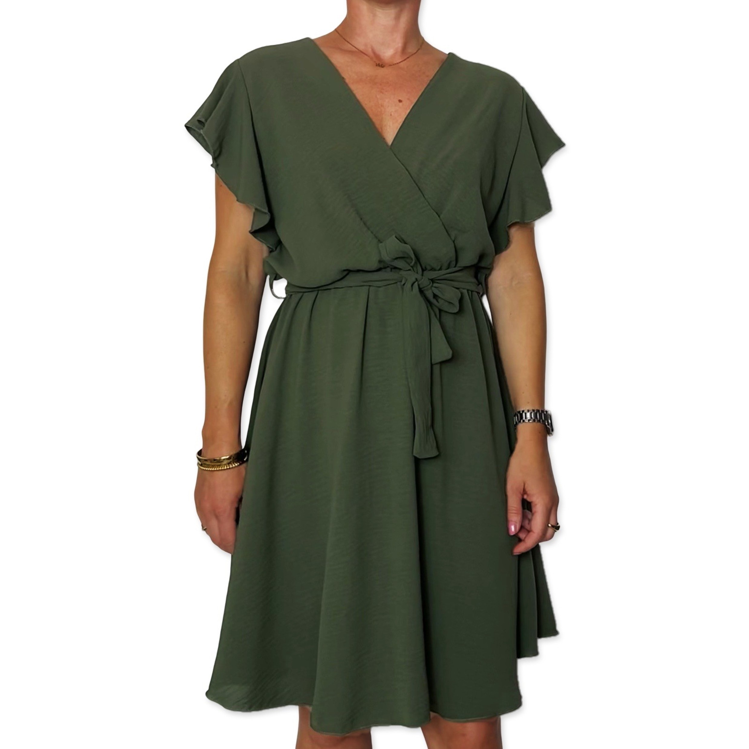 ELYANN dress Safari Green