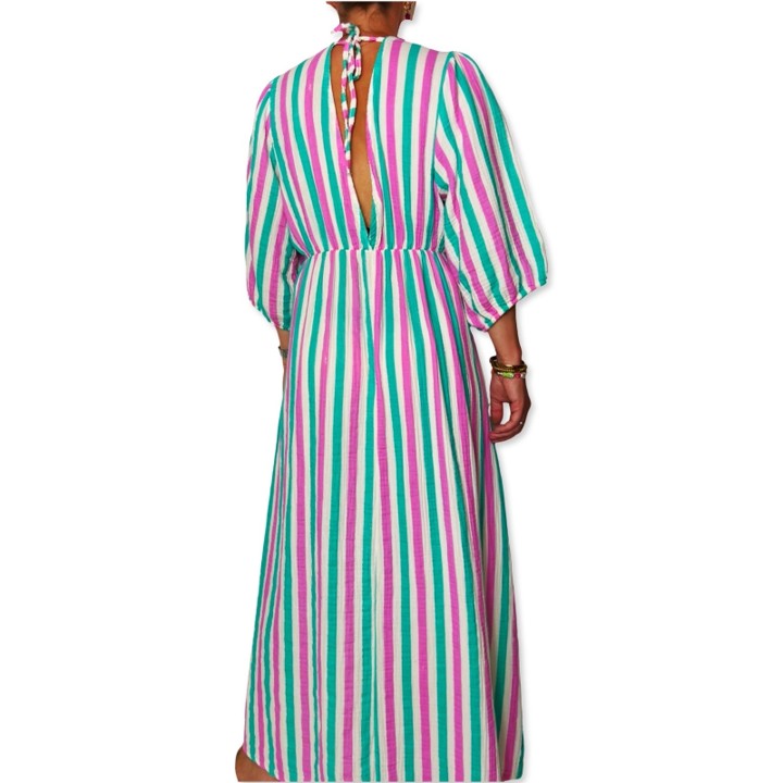 ESILA dress Green Pink