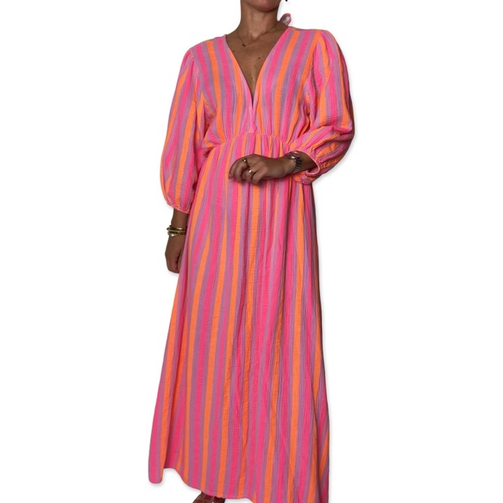 ESILA dress Orange Pink