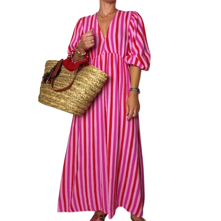 ESILA dress Red Pink