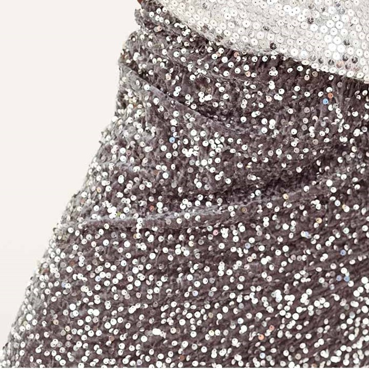 ESTEE skirt Glitter Grey 2 ESTEE skirt Glitter Grey
