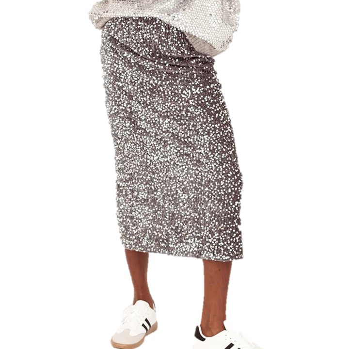 ESTEE skirt Glitter Grey