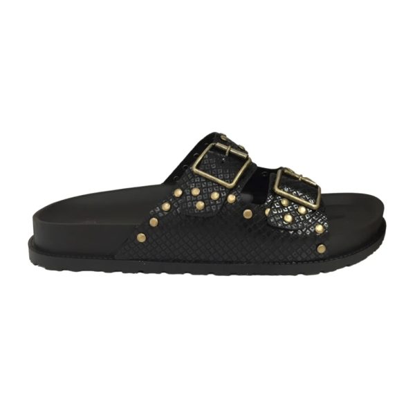 FELICE sandal Black Lizard