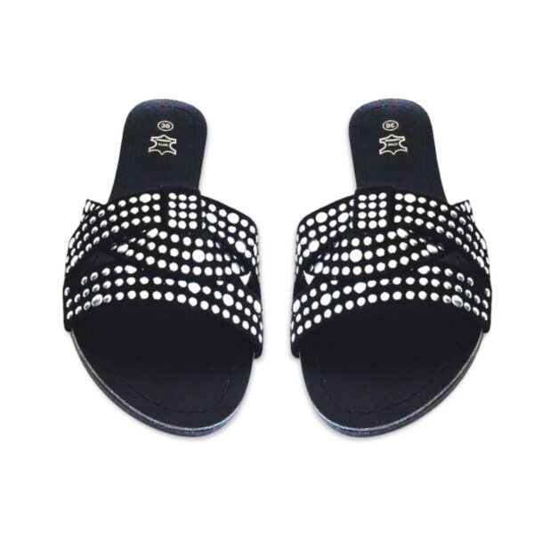 FEYZIN slides Black Silver