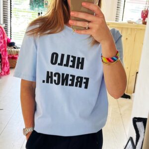 HELLO french tee