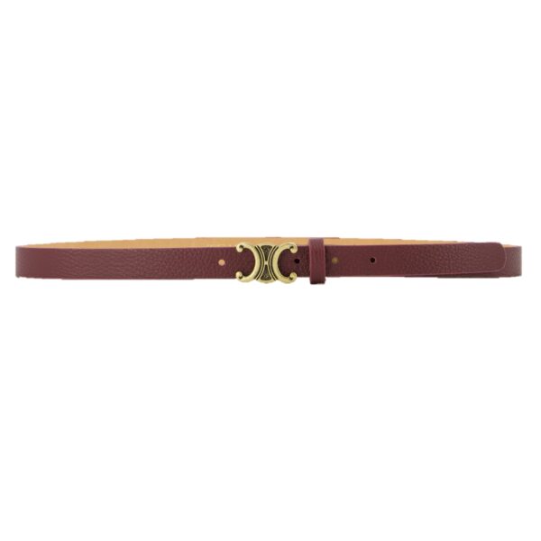 IZZIE slim belt Burgundy