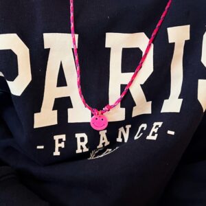 JAMIE kids necklace Pink Smiley