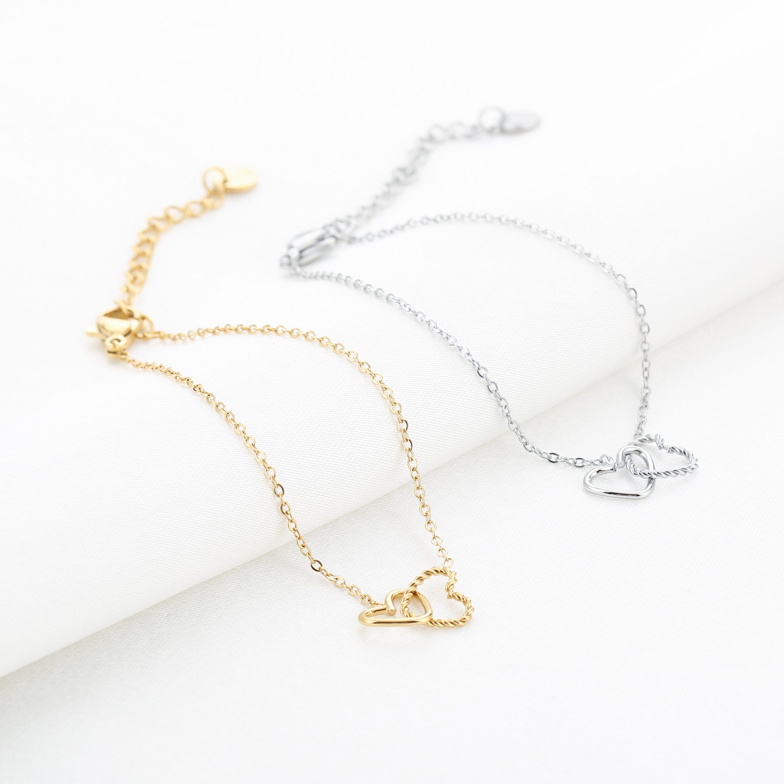 ROZE bracelet locked hearts Gold ROZE bracelet locked hearts Gold