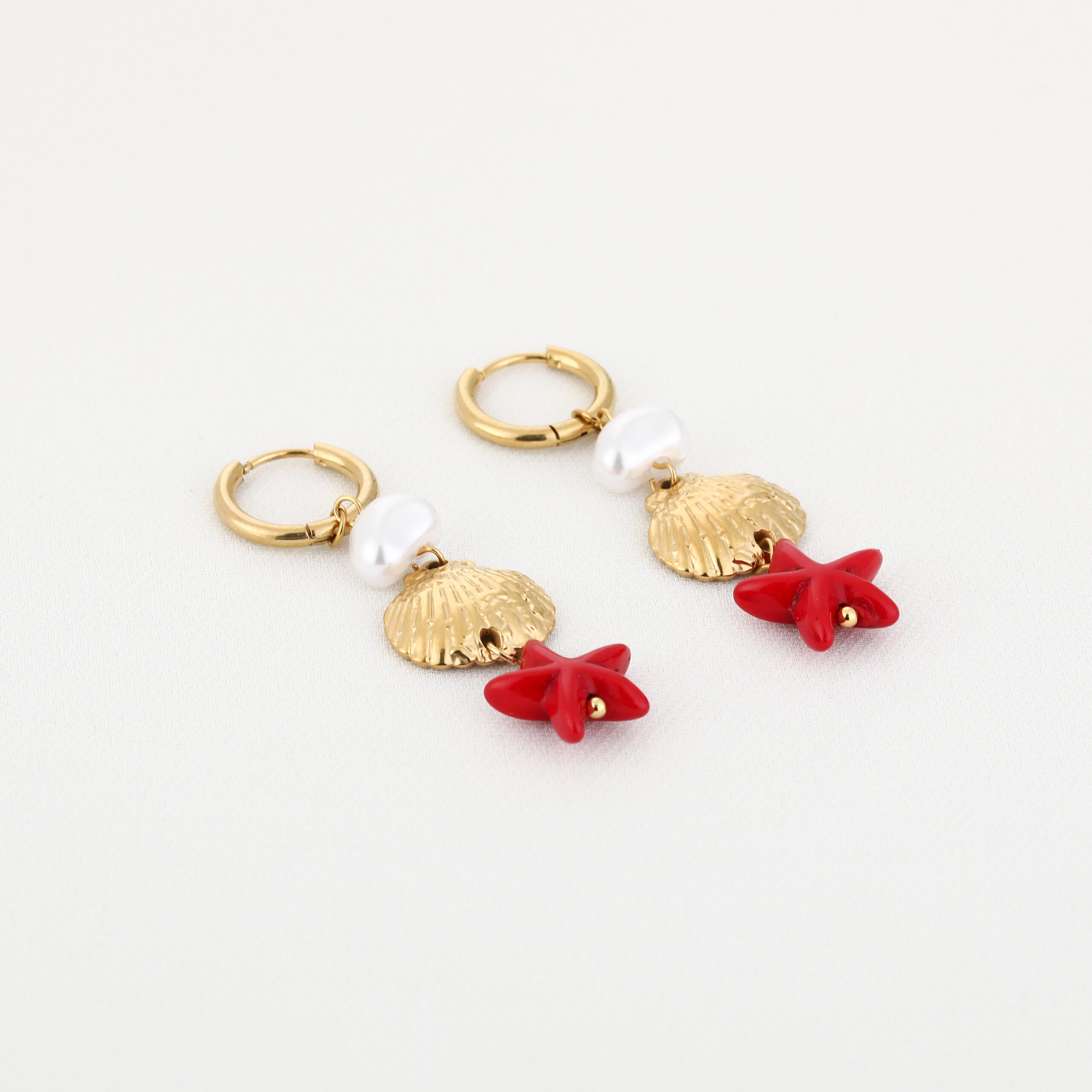 VEYRE earrings Red