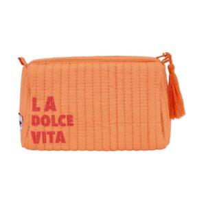 LA DOLCE VITA make up bag Orange Medium