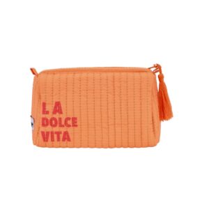 LA DOLCE VITA make up bag Orange Small