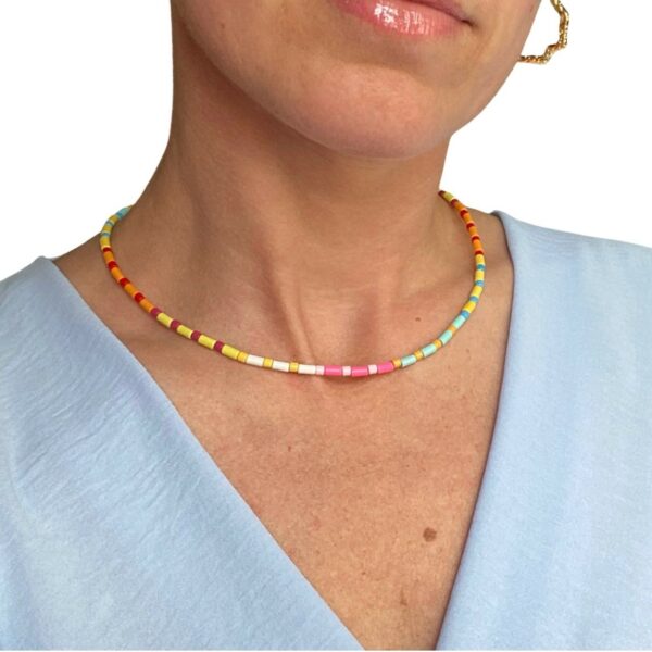 NALINA necklace Pastel model
