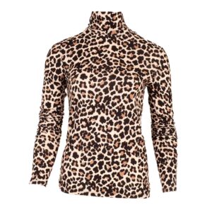 LARA turtle neck leopard