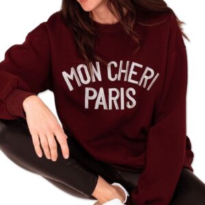 LOULOU sweater Burgundy