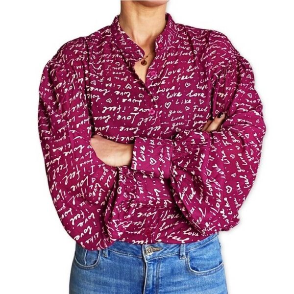 MADDI blouse Burgundy